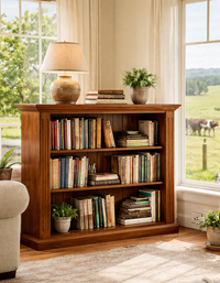 FEDERATION DELUXE (AUSSIE MADE) LOWLINE BOOKCASE COLLECTION - ASSORTED COLOURS - STARTING FROM $499