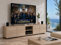 FELINE (AUSSIE MADE) 4 DOOR LOWLINE TV UNIT COLLECTION - ASSORTED COLOURS - STARTING FROM $2499