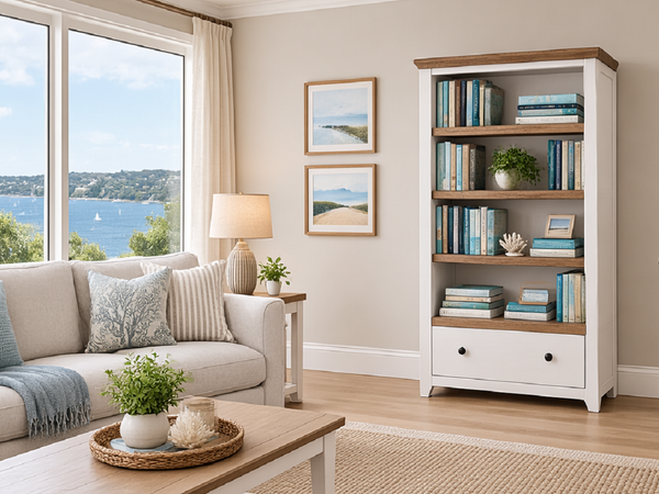 FJORD (AUSSIE MADE) HIGHLINE BOOKCASE WITH DRAWER COLLECTION - ASSORTED COLOURS - STARTING FROM $1299