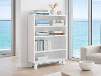 FLARED (AUSSIE MADE) LOWLINE BOOKCASE COLLECTION - ASSORTED COLOURS - STARTING FROM $649