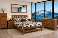 FLETCHER (AUSSIE MADE) BEDROOM COLLECTION - ASSORTED COLOURS - STARTING FROM $999