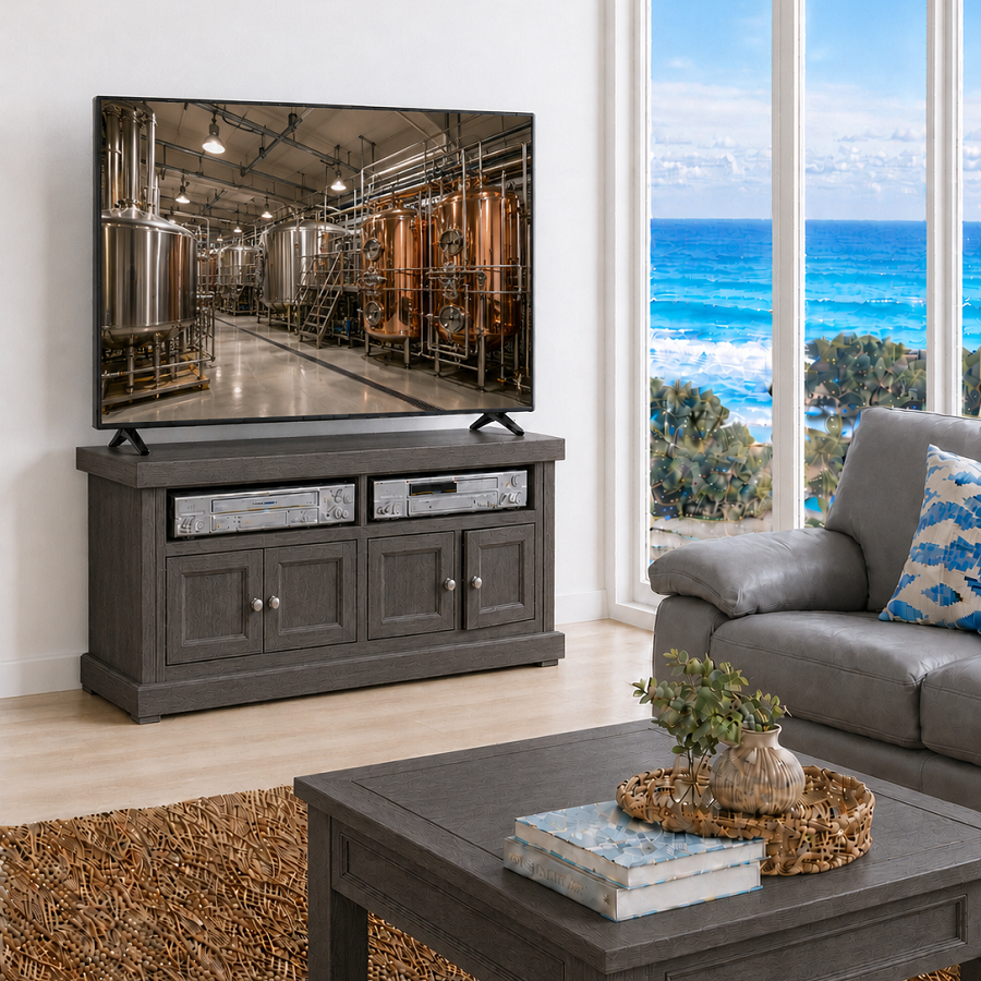 FLINDER (AUSSIE MADE) 4 DOOR LOWLINE TV ENTERTAINMENT UNIT COLLECTION - ASSORTED COLOURS - STARTING FROM $999