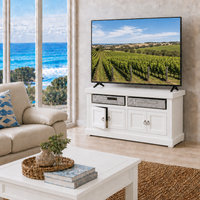 FLINDER (AUSSIE MADE) 4 DOOR LOWLINE TV ENTERTAINMENT UNIT COLLECTION - ASSORTED COLOURS - STARTING FROM $999