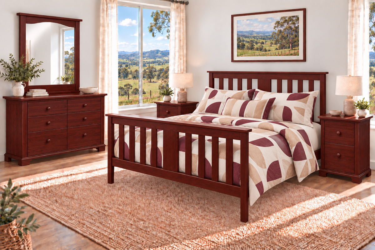 FLINDERS (AUSSIE MADE) BEDROOM COLLECTION - ASSORTED COLOURS - STARTING FROM $799