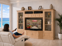FLINDERS (AUSSIE MADE) 8 DOOR / 5 DRAWER BAYFRONT TV ENTERTAINMENT UNIT COLLECTION - ASSORTED COLOURS - STARTING FROM $3999