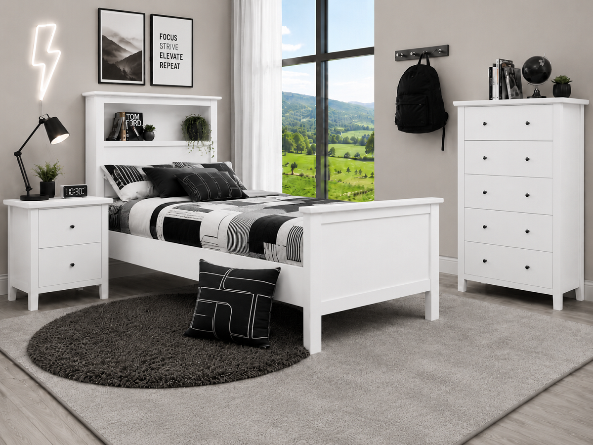 FLORENTINA (AUSSIE MADE) BOOKEND BEDROOM COLLECTION - ASSORTED COLOURS - STARTING FROM $1199