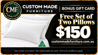 PILLOWS (AUSSIE MADE) SET OF 2 - REDEEM WITH $150 BONUS GIFT CARD DOLLARS