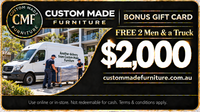 FURNITURE REMOVALIST SERVICE: 2 MEN & A TRUCK or VAN: REDEEM WITH $2000 BONUS GIFT CARD DOLLARS