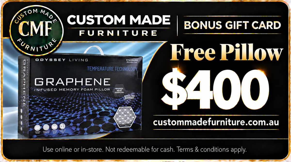 GRAPHINE MEMORY FOAM PILLOW - REDEEM WITH $400 BONUS GIFT CARD DOLLARS