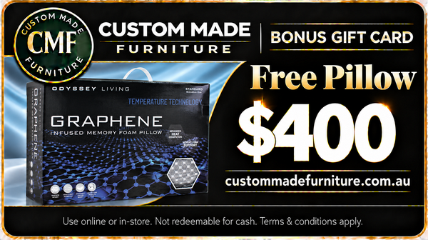 GRAPHINE MEMORY FOAM PILLOW - REDEEM WITH $400 BONUS GIFT CARD DOLLARS