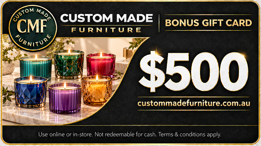 SET OF 6 SCENTED DECORATIVE CANDLES - REDEEM WITH $500 BONUS GIFT CARD DOLLARS