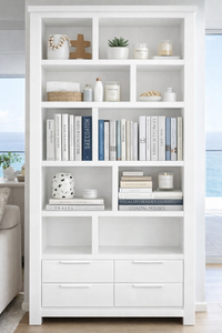 ATHENS (AUSSIE MADE) HIGHLINE STAGGERED 2 DRAWER BOOKCASE COLLECTION - ASSORTED COLOURS - STARTING FROM $1399