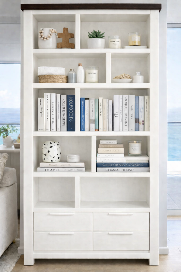 ATHENS (AUSSIE MADE) HIGHLINE STAGGERED 2 DRAWER BOOKCASE COLLECTION - ASSORTED COLOURS - STARTING FROM $1399