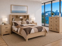 GREELEY (AUSSIE MADE) BOOKEND BEDROOM COLLECTION - ASSORTED COLOURS - STARTING FROM $1299