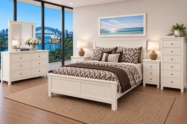 HAMERTON (AUSSIE MADE) BEDROOM COLLECTION - ASSORTED COLORS - STARTING FROM $999