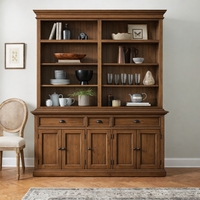 HAMPSTEAD (AUSSIE MADE) 5 DOOR / 3 DRAWER BUFFET AND HUTCH (DRESSER) COLLECTION - ASSORTED COLOURS - STARTING FROM $2499