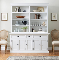 HAMPSTEAD (AUSSIE MADE) 5 DOOR / 3 DRAWER BUFFET AND HUTCH (DRESSER) COLLECTION - ASSORTED COLOURS - STARTING FROM $2499