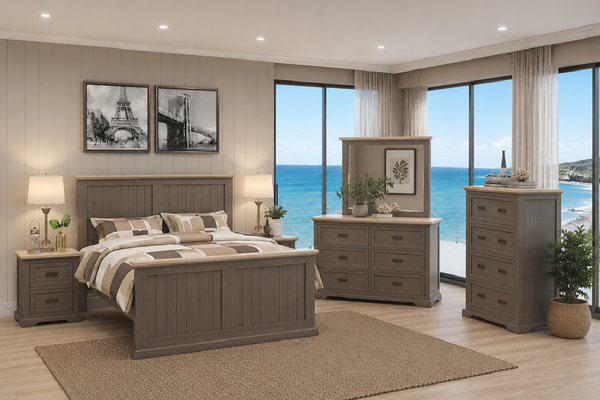 HAMPTON (AUSSIE MADE) BEDROOM COLLECTION - ASSORTED COLOURS - STARTING FROM $999
