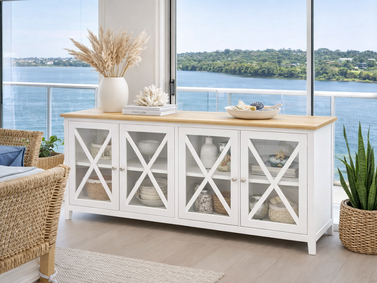 HAMPTONS (AUSSIE MADE) 4 DOOR BUFFET COLLECTION - ASSORTED COLOURS - STARTING FROM $1999