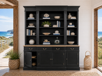HAMPTONS (AUSSIE MADE) 4 DOOR / 4 DRAWER BUFFET AND HUTCH (DRESSER) COLLECTION - ASSORTED COLOURS - STARTING FROM $3499