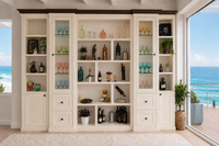 HARRINGTON (AUSSIE MADE) HIGHLINE 4 DOOR / 4 DRAWER LIBRARY UNIT COLLECTION PIGEON PAIRED - ASSORTED COLOURS - STARTING FROM $4999