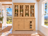 HEAVEN (AUSSIE MADE) 8 DOOR / 2 DRAWER BUFFET & HUTCH (DRESSER) COLLECTION - ASSORTED COLOURS - STARTING FROM $3999
