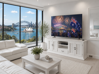 HELSINKI (AUSSIE MADE) 4 DOOR / 1 DRAWER TV UNIT COLLECTION - ASSORTED COLOURS - STARTING FROM $1599