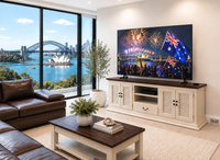 HELSINKI (AUSSIE MADE) 4 DOOR / 1 DRAWER TV UNIT COLLECTION - ASSORTED COLOURS - STARTING FROM $1599