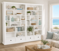 HERALDY (AUSSIE MADE) DOUBLE HIGHLINE BOOKCASE PIGEON PAIRED COLLECTION - ASSORTED COLOURS - STARTING FROM $1799
