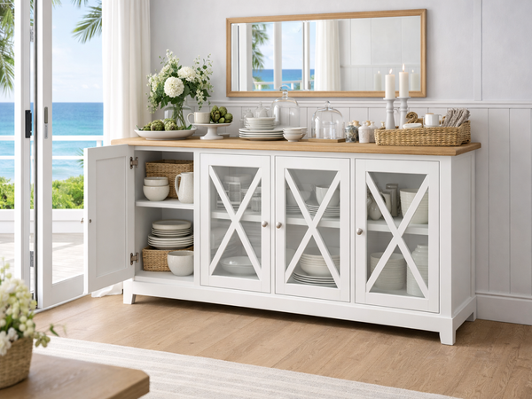 HEREFORD (AUSSIE MADE) 4 DOOR BUFFET COLLECTION - ASSORTED COLOURS - STARTING FROM $1999