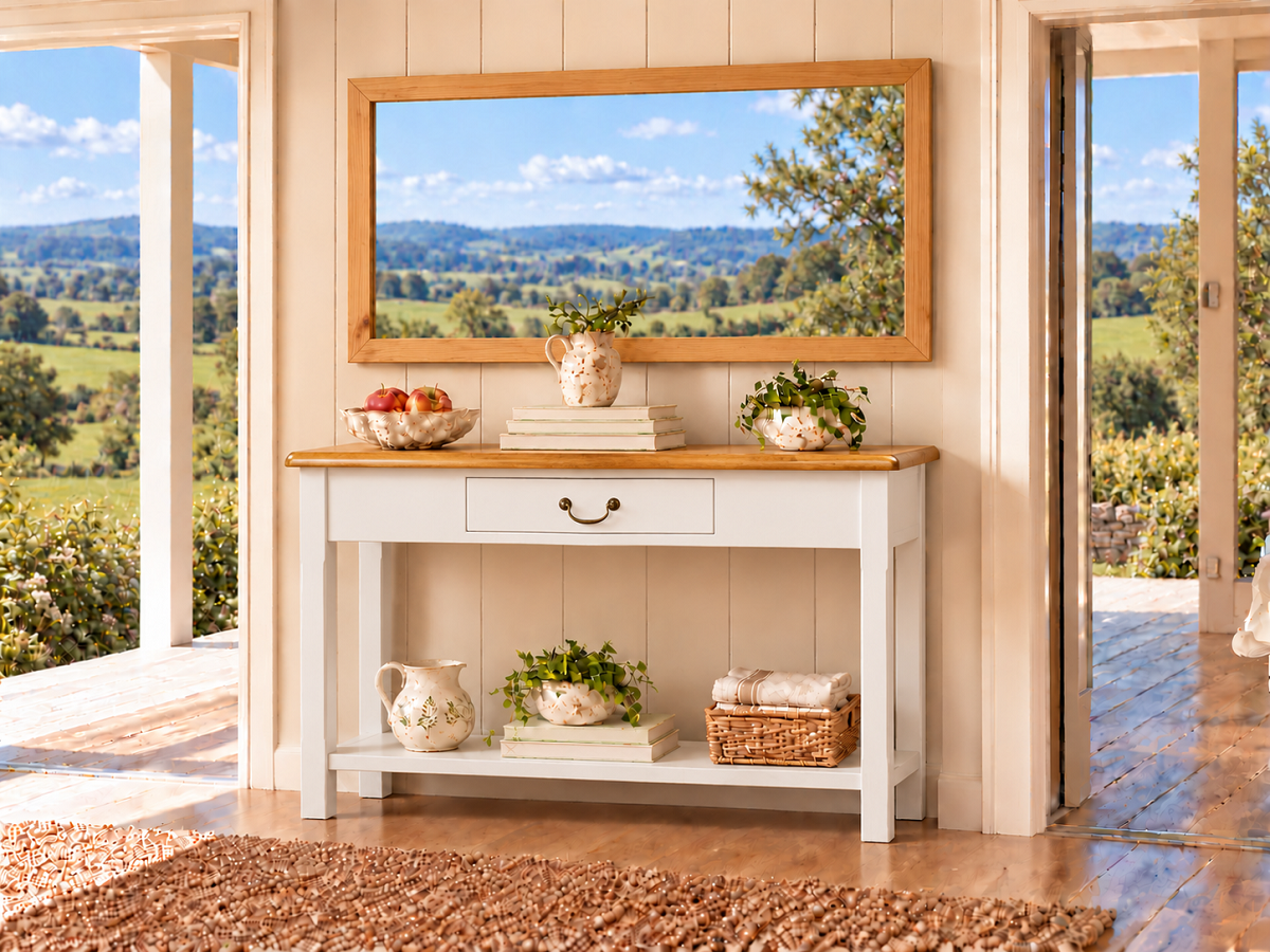 HESTIA (AUSSIE MADE) CONSOLE / HALL TABLE COLLECTION - ASSORTED COLOURS - STARTING FROM $799