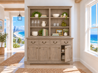 HESTIA (AUSSIE MADE) 4 DOOR / 4 DRAWER BUFFET AND HUTCH (DRESSER) COLLECTION - ASSORTED COLOURS - STARTING FROM $2499