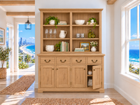 HESTIA (AUSSIE MADE) 4 DOOR / 4 DRAWER BUFFET AND HUTCH (DRESSER) COLLECTION - ASSORTED COLOURS - STARTING FROM $2499