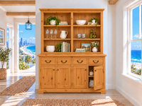 HESTIA (AUSSIE MADE) 4 DOOR / 4 DRAWER BUFFET AND HUTCH (DRESSER) COLLECTION - ASSORTED COLOURS - STARTING FROM $2499