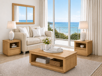 HIGHLAND (AUSSIE MADE) COFFEE & LAMP TABLE COLLECTION - ASSORTED COLOURS - STARTING FROM $599