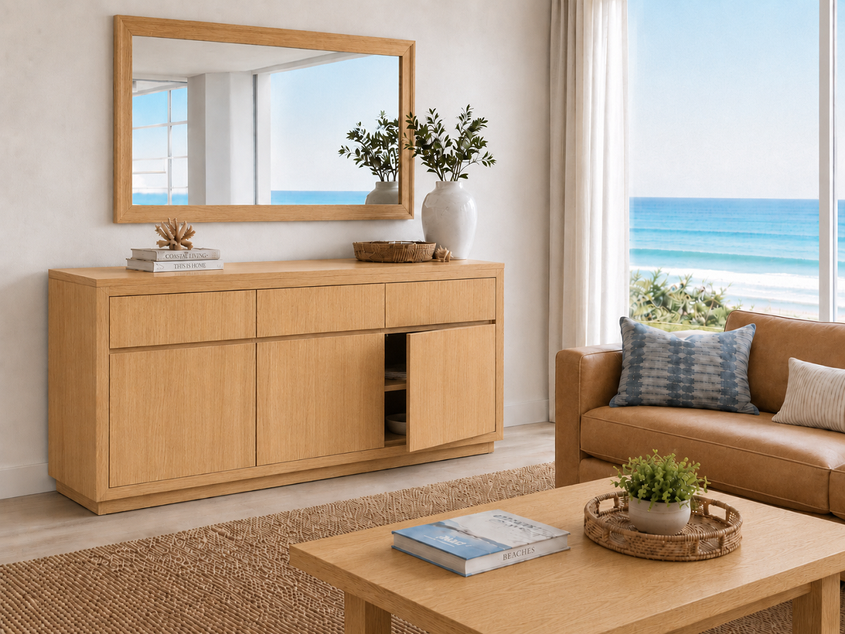 HIGHLAND (AUSSIE MADE) 3 DOOR / 3 DRAWER BUFFET COLLECTION - ASSORTED COLOURS - STARTING FROM $1199