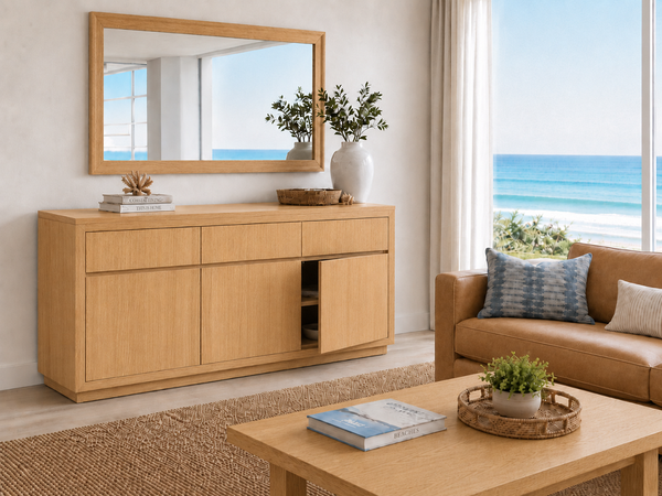 HIGHLAND (AUSSIE MADE) 3 DOOR / 3 DRAWER BUFFET COLLECTION - ASSORTED COLOURS - STARTING FROM $1199