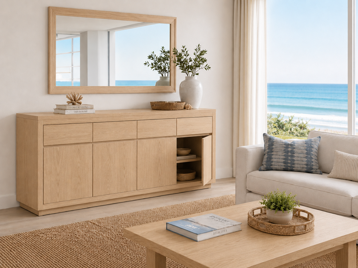 HIGHLAND (AUSSIE MADE) 4 DOOR / 4 DRAWER BUFFET COLLECTION - ASSORTED COLOURS - STARTING FROM $1999