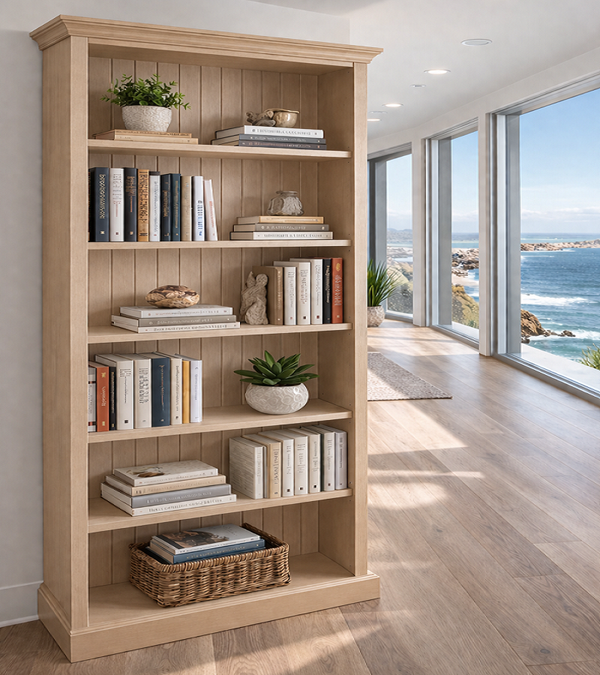 ANTALYA (AUSSIE MADE) TRIPLE TOP HIGHLINE BOOKCASE WITH 40MM FACINGS COLLECTION  - ASSORTED COLOURS - STARTING FROM $599