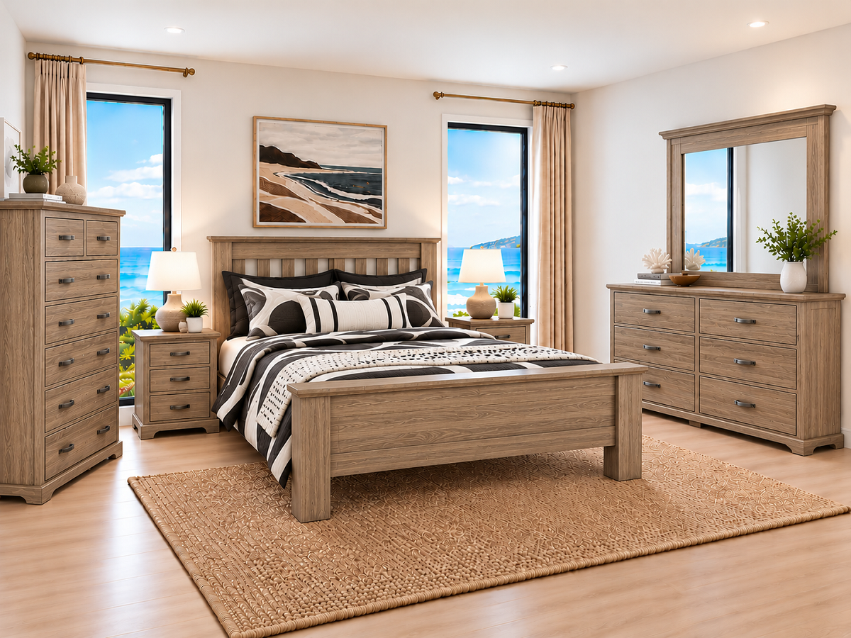 HINTERLANE (AUSSIE MADE) BEDROOM COLLECTION - ASSORTED COLOURS - STARTING FROM $999