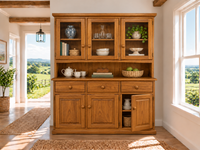 HINTERLANE (AUSSIE MADE) 6 DOOR / 3 DRAWER BUFFET & HUTCH (DRESSER) COLLECTION - ASSORTED COLOURS - STARTING FROM $2499