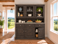 HINTERLANE (AUSSIE MADE) 6 DOOR / 3 DRAWER BUFFET & HUTCH (DRESSER) COLLECTION - ASSORTED COLOURS - STARTING FROM $2499