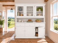 HINTERLANE (AUSSIE MADE) 6 DOOR / 3 DRAWER BUFFET & HUTCH (DRESSER) COLLECTION - ASSORTED COLOURS - STARTING FROM $2499