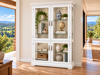 HINTERLANE (AUSSIE MADE) 4 DOOR HIGHLINE DISPLAY CABINET COLLECTION - ASSORTED COLOURS - STARTING FROM $1999
