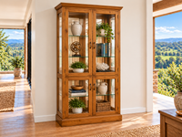 HINTERLANE (AUSSIE MADE) 4 DOOR HIGHLINE DISPLAY CABINET COLLECTION - ASSORTED COLOURS - STARTING FROM $1999