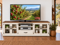 HINTERLANE (AUSSIE MADE) 4 DOOR / 1 DRAWER LOWLINE TV UNIT COLLECTION - ASSORTED COLOURS - STARTING FROM $1749