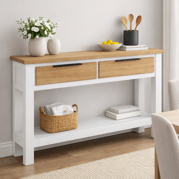 IBIZA - NORDINGTON (AUSSIE MADE) CONSOLE / HALLWAY TABLE COLLECTION - ASSORTED COLOURS - STARTING FROM $899