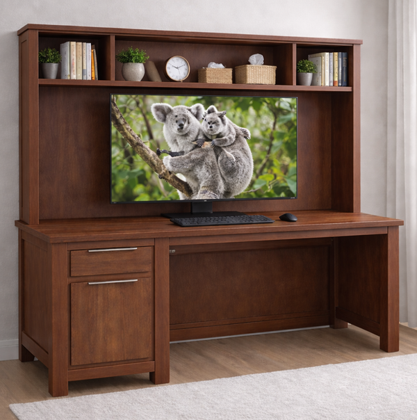 IBIZA - NORDINGTON (AUSSIE MADE) STUDY DESK AND HUTCH (REVERSIBLE) COLLECTION - ASSORTED COLOURS - STARTING FROM $1299