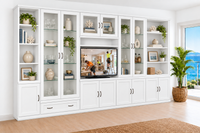 IMPERIAL (AUSSIE MADE) 13 DOOR / 1 DRAWER WALL / TV UNIT / BOOOKCASE COLLECTION - ASSORTED COLOURS - STARTING FROM $3999
