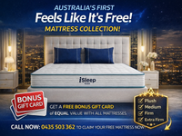 I-SLEEPEEZEE (HYBRID - AUSSIE DESIGN IMPORTED) TIGHT TOP BONNELL SPRING MATTRESS WITH  360 DEGREE EDGE SUPPORTS COLLECTION - FEEL: FIRM / MEDIUM / PLUSH - STARTING FROM $250